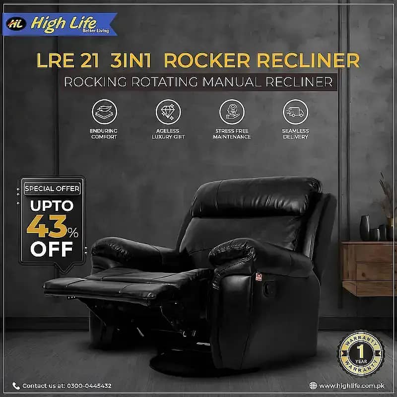 HIGH LIFE|RECLINER SOFA| Pakistan’s Best Recliner Sofas|Massage Chair

                                                            alt=
