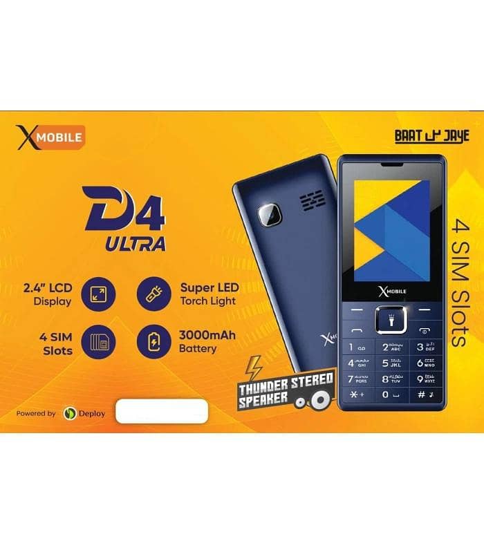 Xmobile D4 ultra box pack

                                                            alt=