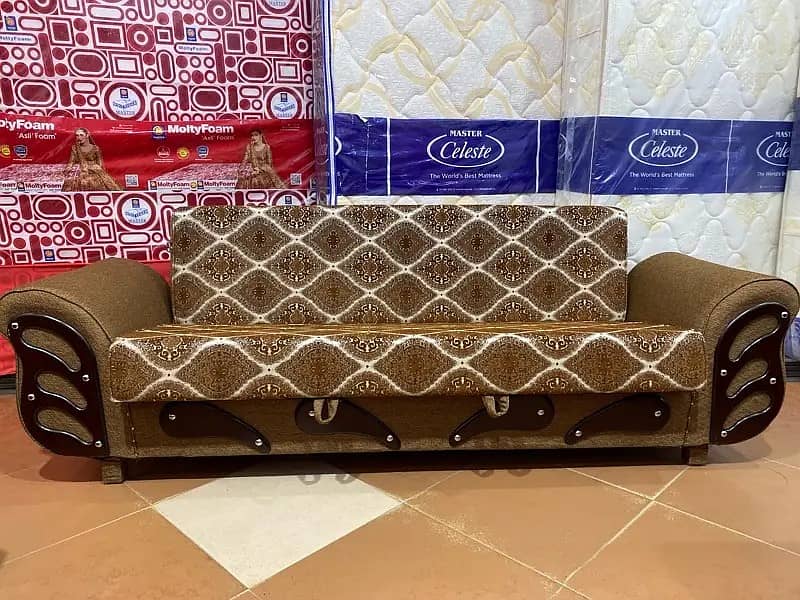 sofa cum bed (2in1)(sofa +bed)(Molty foam )(10 years warranty )

                                                            alt=
