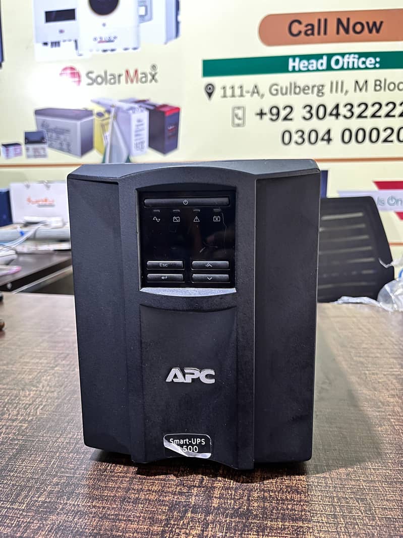 APC SMART UPS 3KVA/2KVA/1KVA/750VA/650VA

                                                            alt=