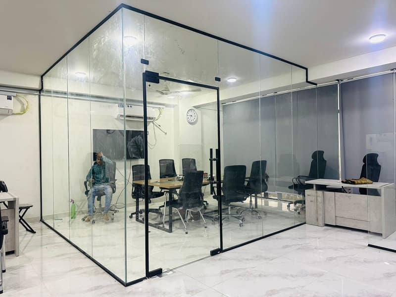 Aluminium & Glass Partition Services/Modern Glass Partition Solutions

                                                            alt=