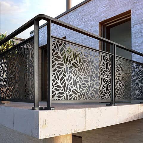 Wrought iron work-Railing-Wall Fence-Stairs-balcony-terrase-grill-Gate

                                                            alt=