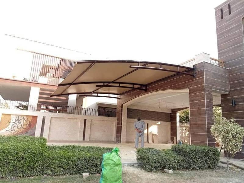 Wall mounted car shade / Canopy / Awnings shade / Pole parking porch

                                                            alt=