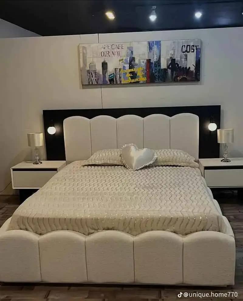 Bed Set/Double Bed/King Size Bed/Poshish Bed/Wooden Bed/Bubble Bed Se

                                                            alt=