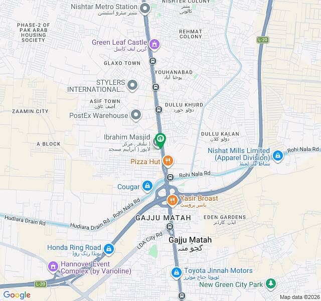 2 Marla Non Corner Commercial Plot for Sale on Ferozpur Road Prime Location Opposite Metro Station

                                                            alt=
