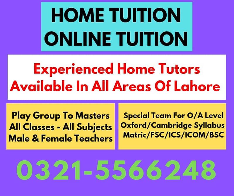 Home & Online Tuition/Male & Female Teachers/Home & Online Tutors

                                                            alt=