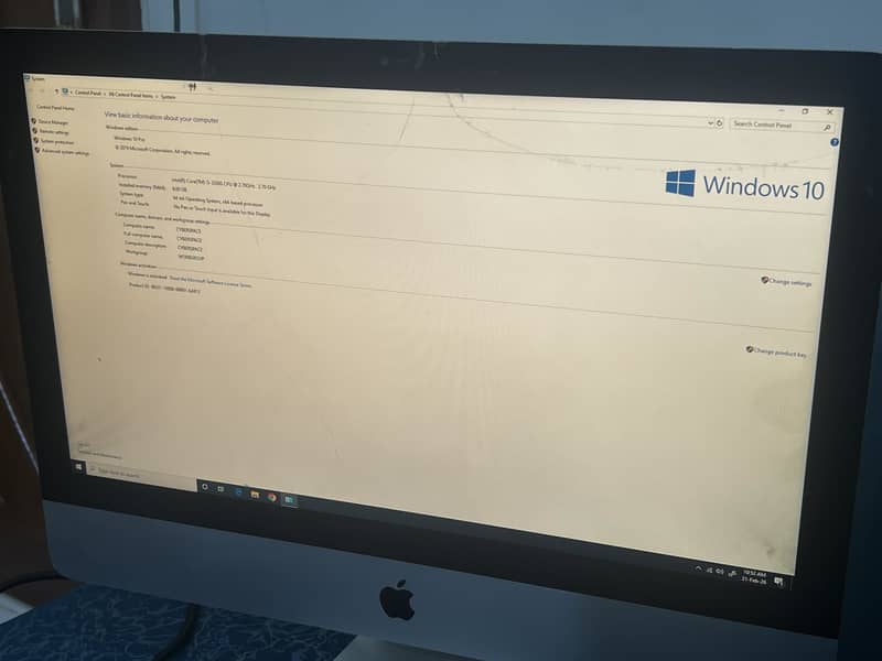 Apple iMac Core i5 3rd Gen | 8GB RAM | Windows 10 Pro

                                                            alt=