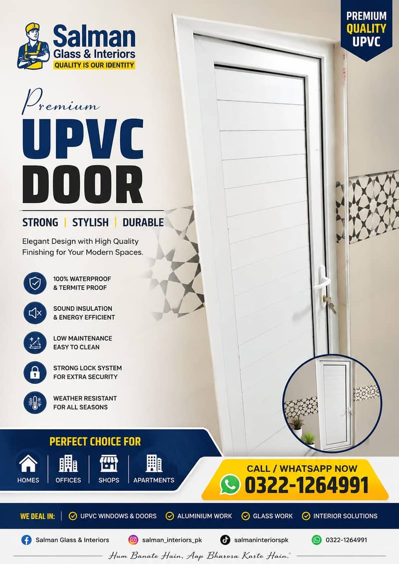 fiber doors | UPVC Doors | upvc Windows | glass windows and doors

                                                            alt=