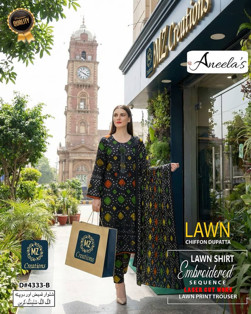 3 Piece Suit Collection/ Stitched Ladies Suits / Casual & Party / Suit

                                                            alt=