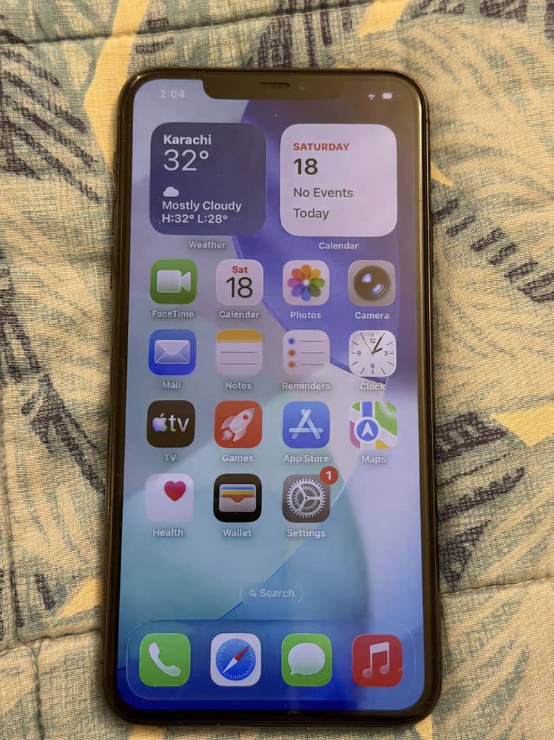 iPhone 11 Pro Max  PTA Approved  Face ID Working Excellent Condition

                                                            alt=