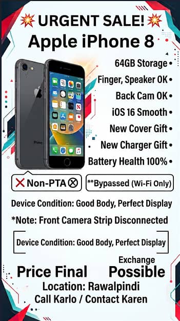 Apple iPhone 8

                                                            alt=