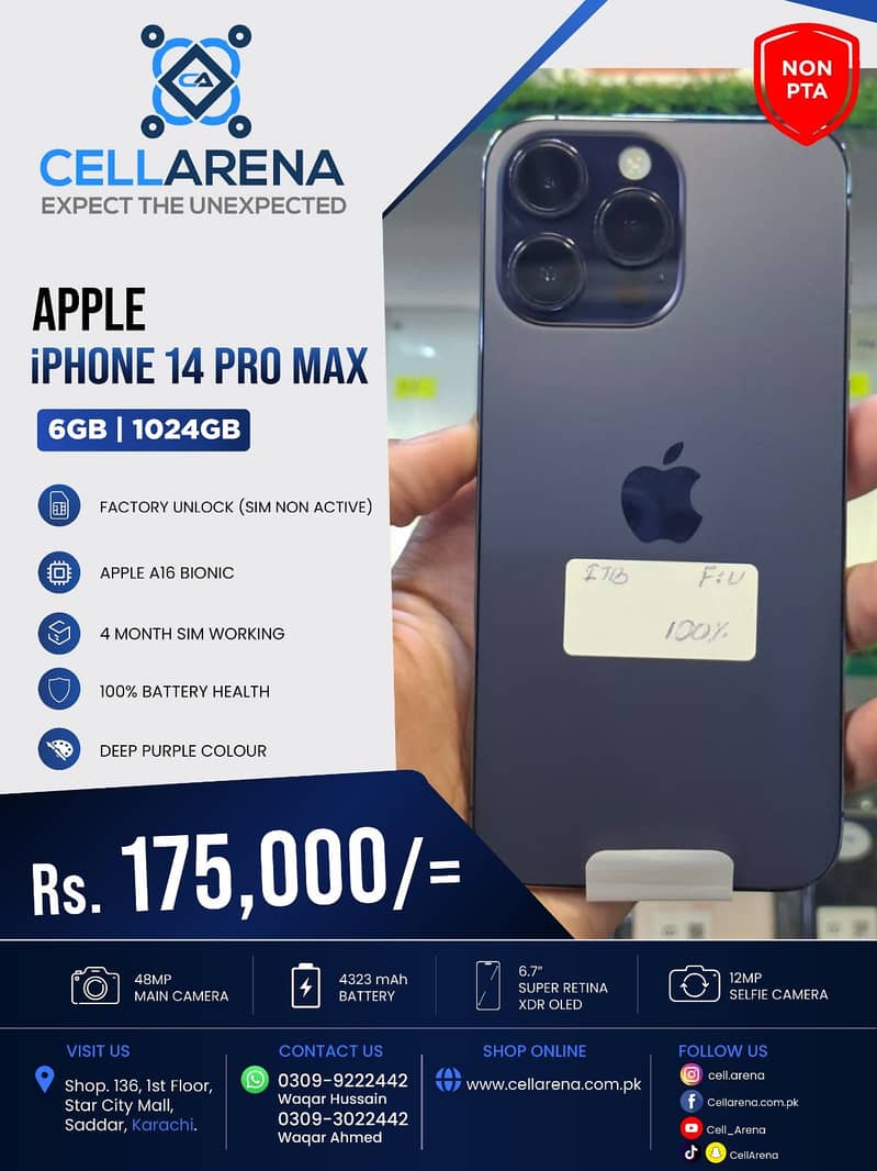 APPLE IPHONE 17 16 15 14 12 13 7 PRO/PRO MAX - CELLARENA

                                                            alt=