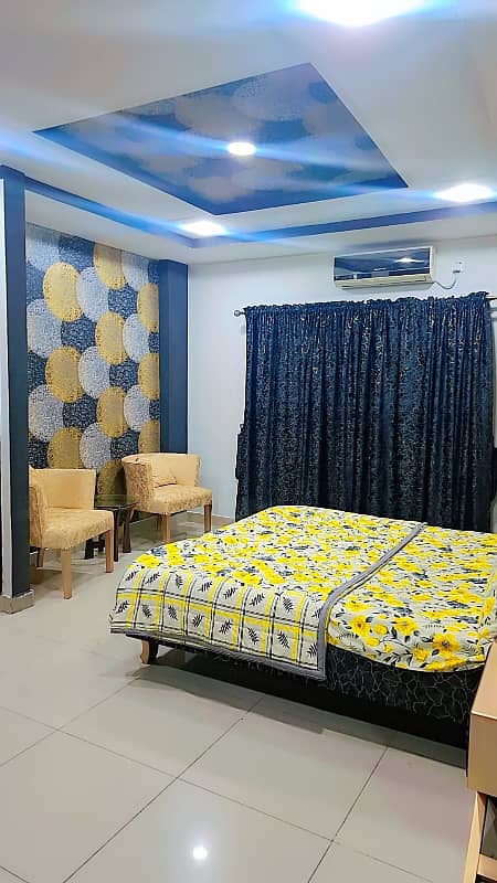 Par Day and short Time One and Two BeD Room appaertment Available Bahria Town Phase 4 and 6 Empire Heights 2 family apartment any time available

                                                            alt=