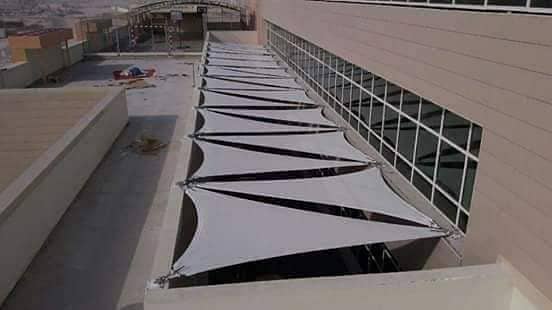 Car parking shades in Pakistan/ Pvc fabric shade/ Rolling shed/ Porch

                                                            alt=