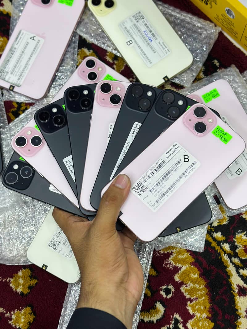 Apple iPhone 15 plus 128GB & 256GB Non Pta Water Pack Mix Colors

                                                            alt=