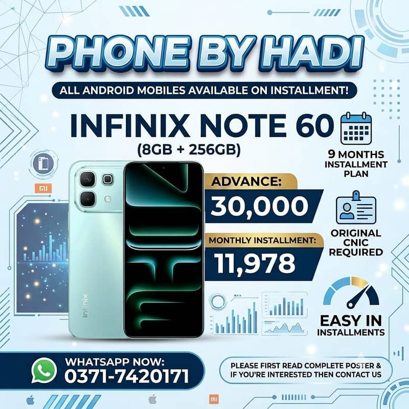 Infinix Note 60 (8/256GB) Available on Easy Installment

                                                            alt=