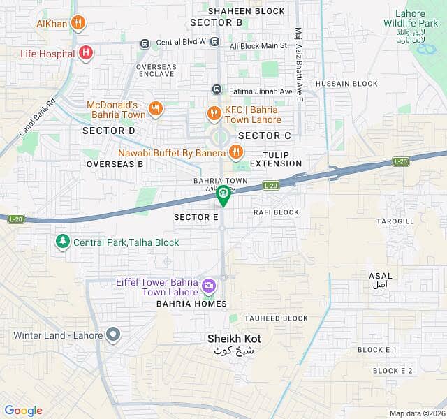 One bedroom VIP full furnish flat par day available in Bahria Town Lahore

                                                            alt=