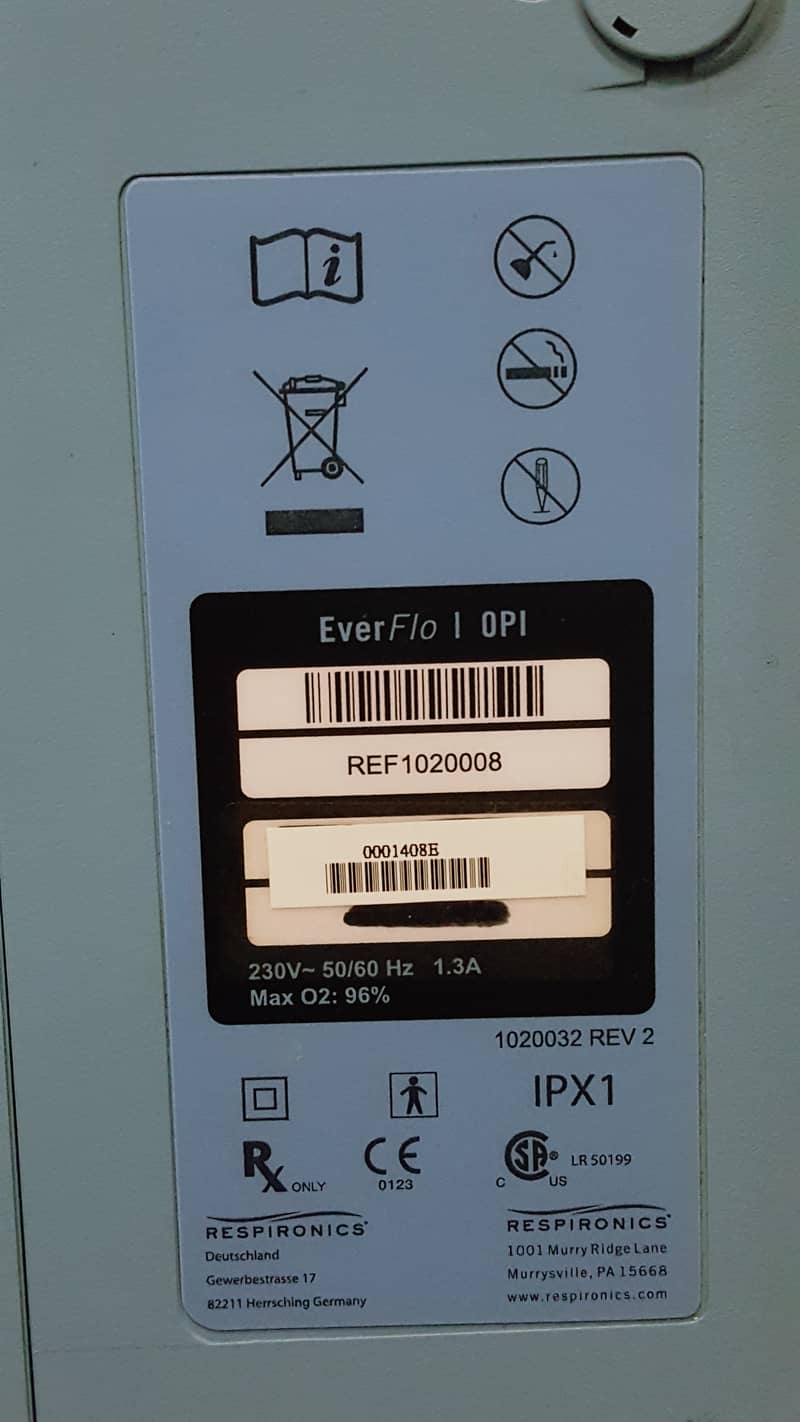 Philips Oxygen Concentrator (USA)