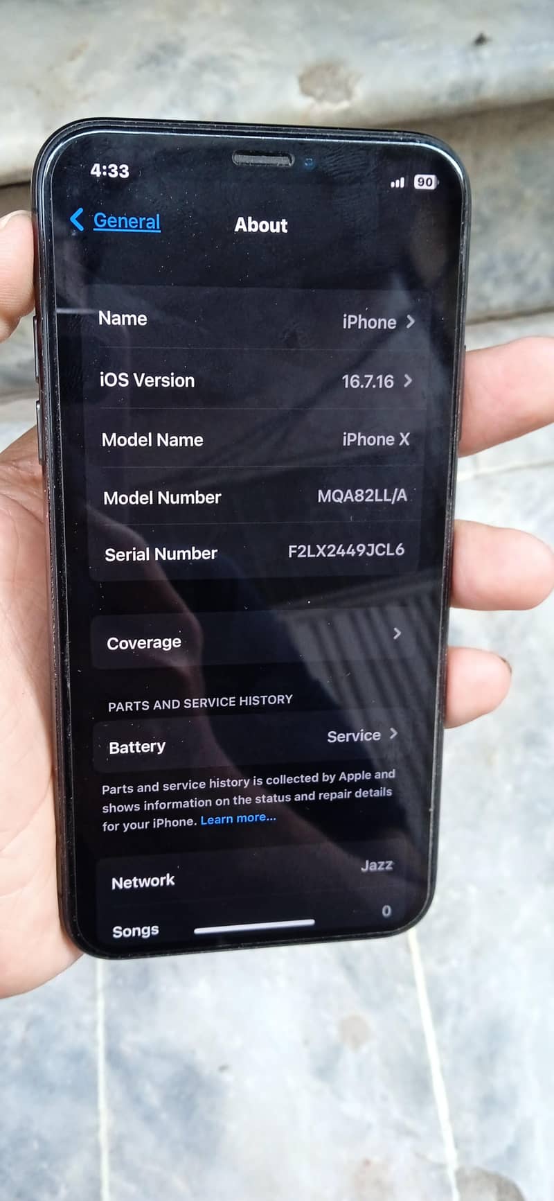 Apple iPhone X 256 gb factory unlock  with box  all sim working

                                                            alt=