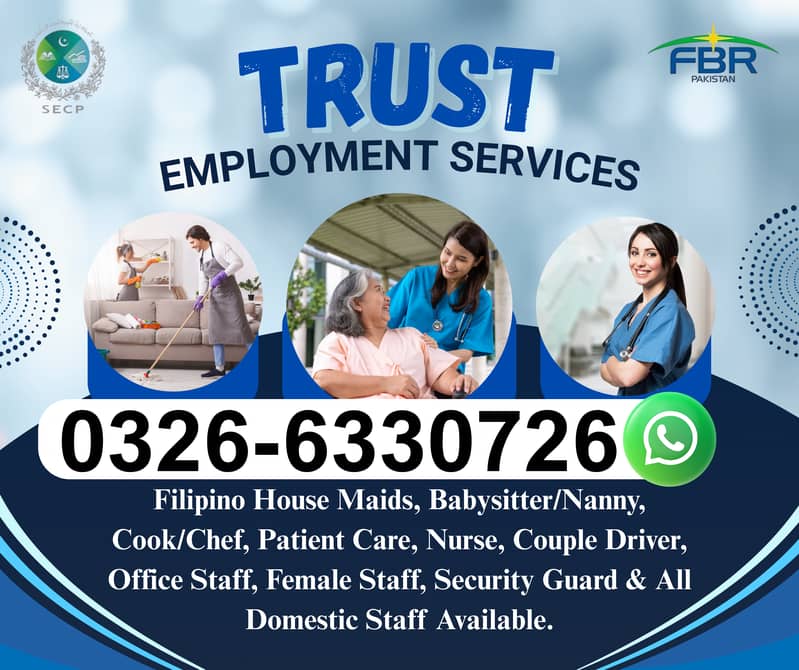 Maids / House Maids / cook / House chef / Baby Sitter maid available

                                                            alt=