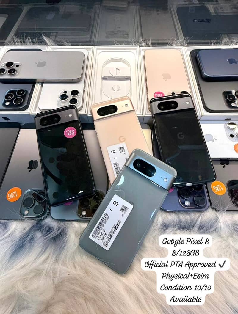Google Pixel 8 Offical PTA Approved 8GB Ram | 128GB Storage

                                                            alt=
