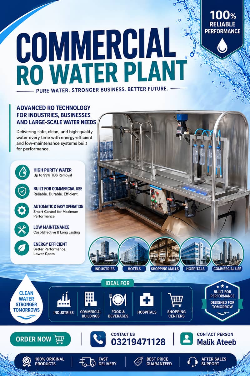 Commercial RO Water Plant / RO Plant Water Plant / RO Filter Plant

                                                            alt=