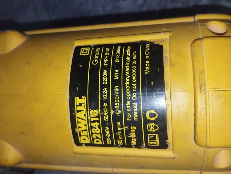 DeWalt grinder machine

                                                            alt=