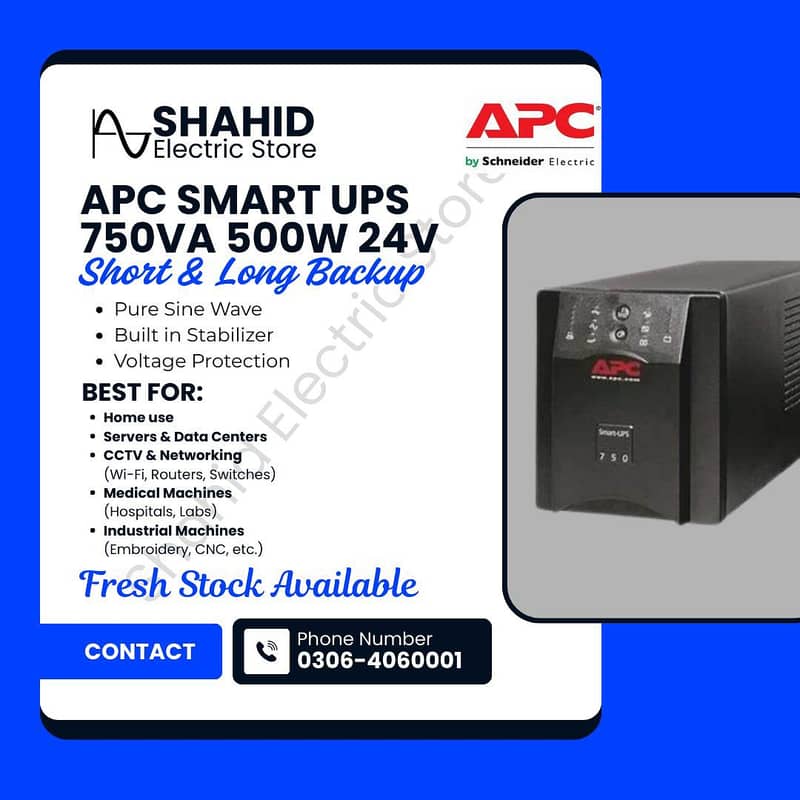 apc ups 1000va ,1500va / solar inverter/lithium batteries  available

                                                            alt=