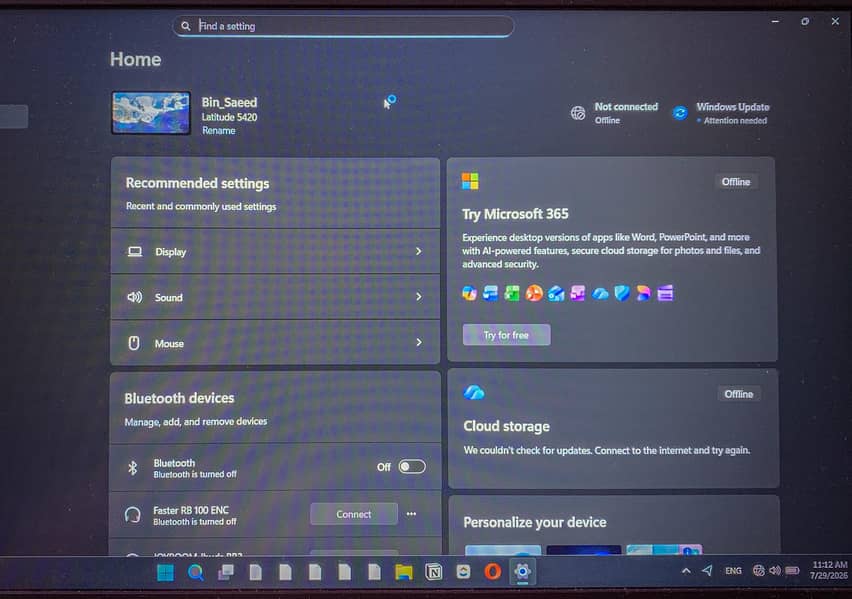 Dell Latitude 5420 Core i5 11th Gen | 24GB RAM | 256GB SSD

                                                            alt=