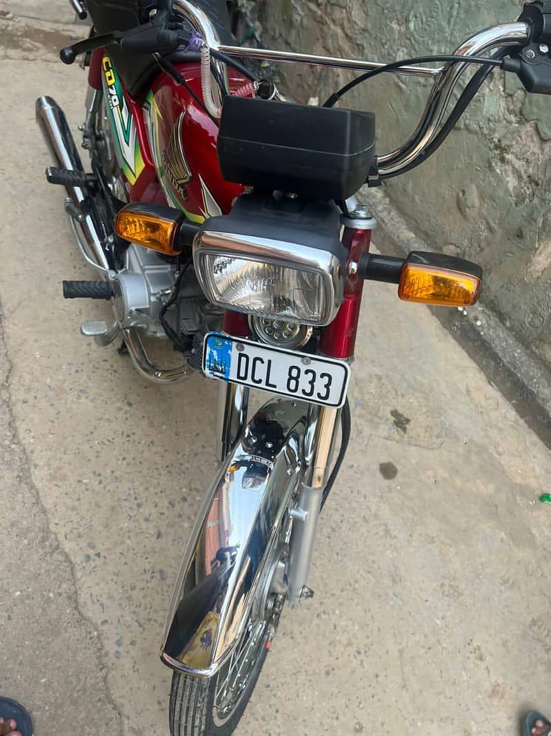 Honda CD 70 2023 model totally genuine bike argent for sale

                                                            alt=