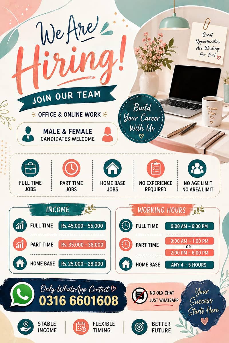 hiring male and female staff for online and office work

                                                            alt=
