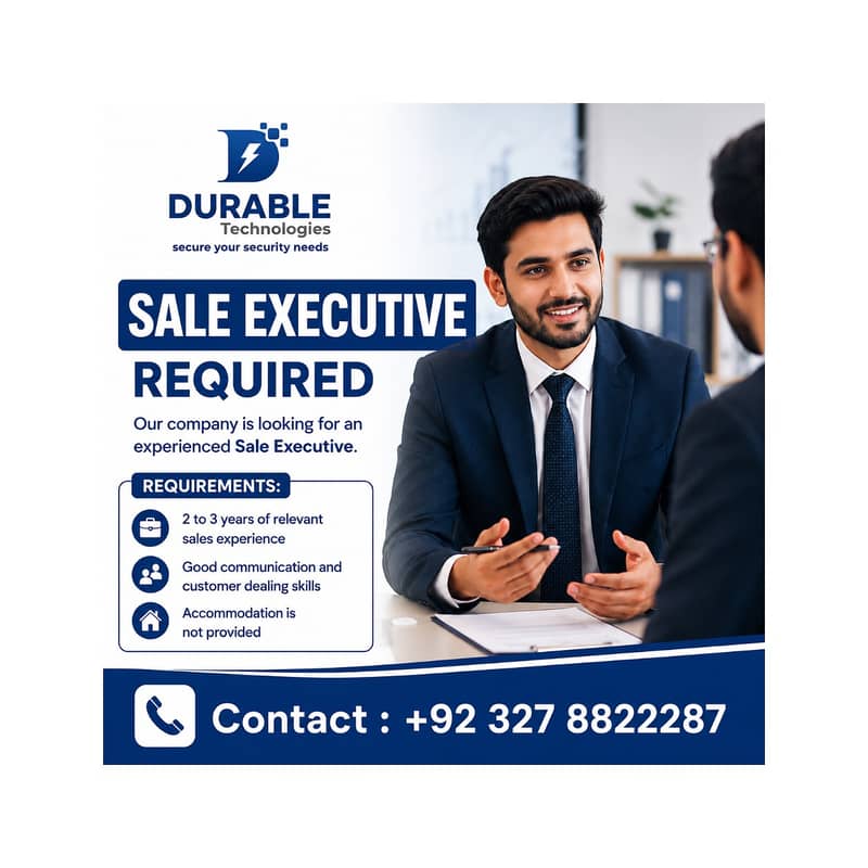 Experienced Sale Executive Required – Lahore (Sales Jobs) ,Urgent Hire

                                                            alt=