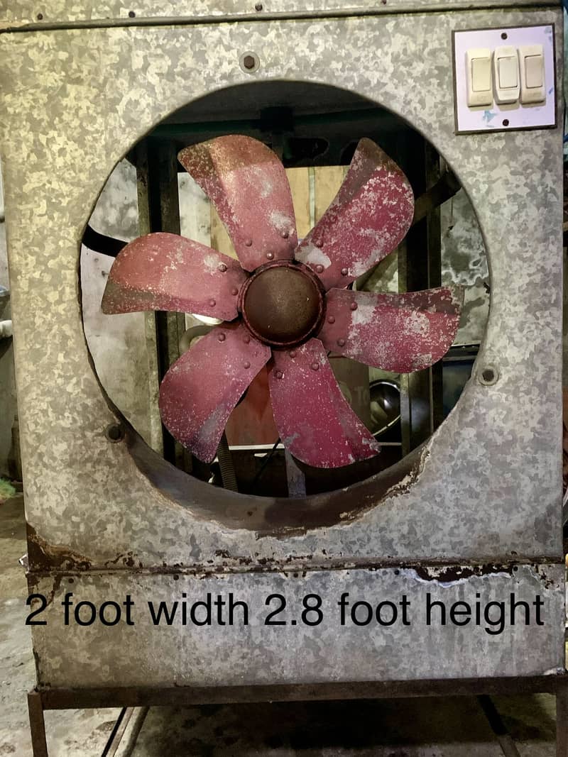 Air cooler size 2 foot width 2.8 foot length 03099337000

                                                            alt=