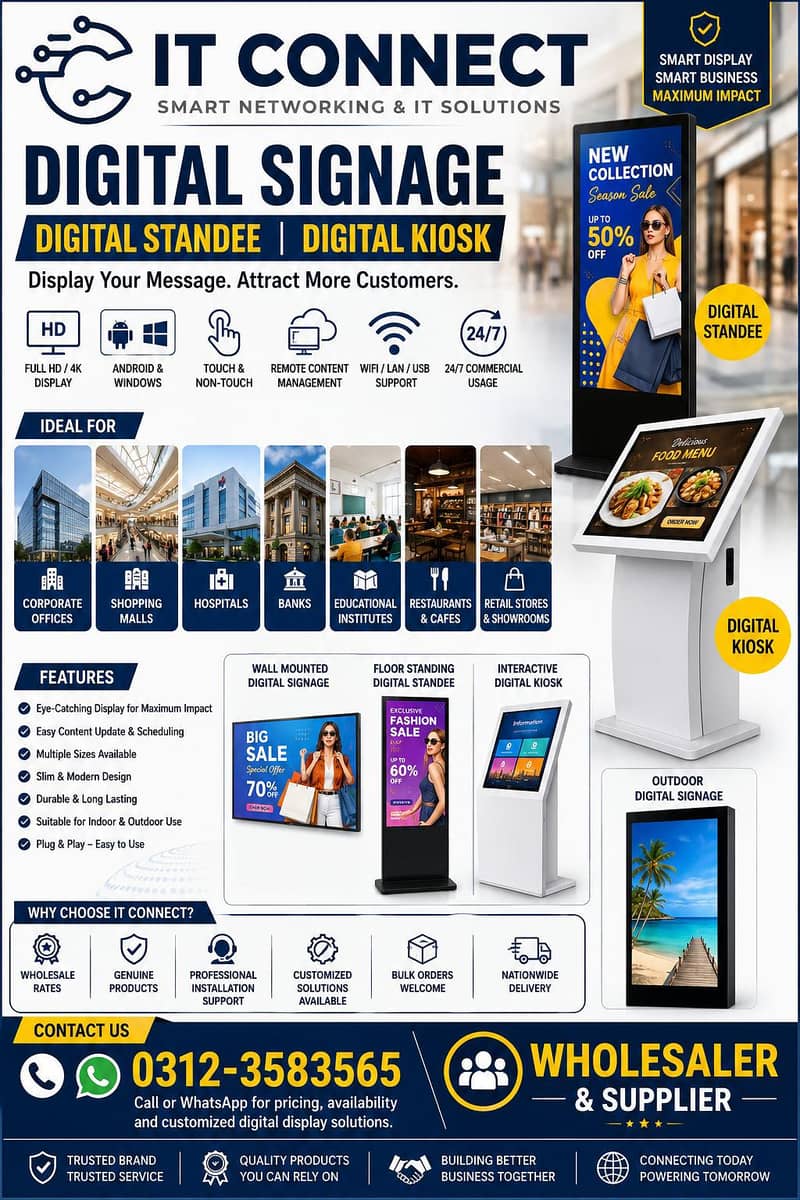 Digital Signage| Digital Standee | Digital Kiosk | Indoor & Outdoor

                                                            alt=