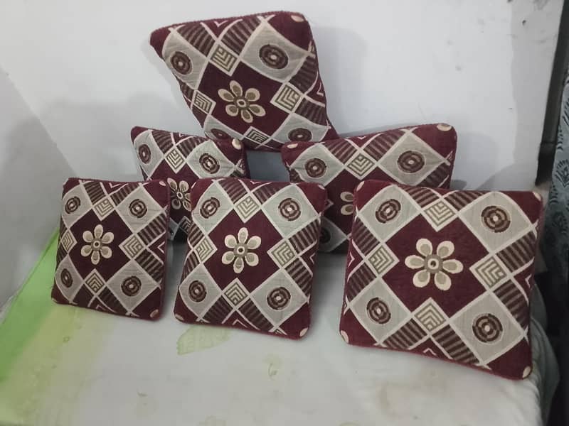 Red Fancy Cushions