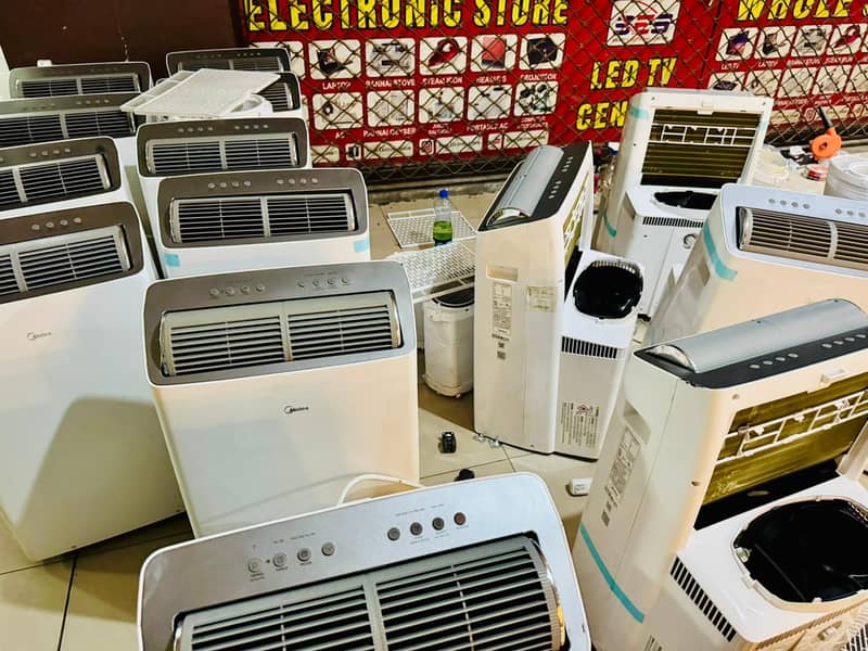 Midea Portable ACs |  0.75 ton Ac | 1 Ton AC | Inverter Used Moving Ac

                                                            alt=